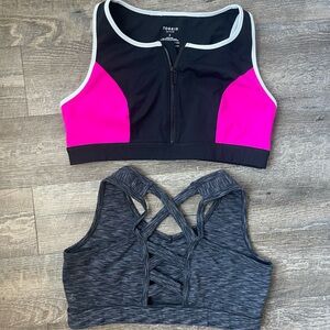 Set of 2 Torrid Active sports bras